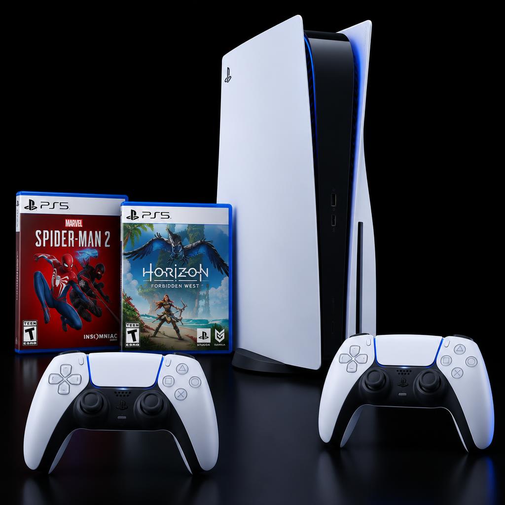 PlayStation 5 Slim Blu-ray + 2 juegos